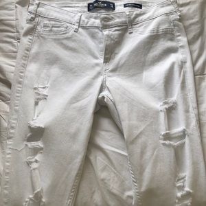 Hollister White Jeans